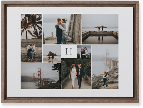 Nine Lives Wall Art, Walnut, Single piece, Mounted, 10x14, Multicolor, multi