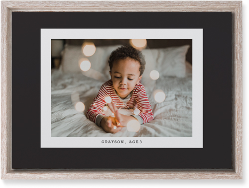 Frame Up Wall Art, Rustic, Single piece, Mounted, 10x14, Gray, charcoal