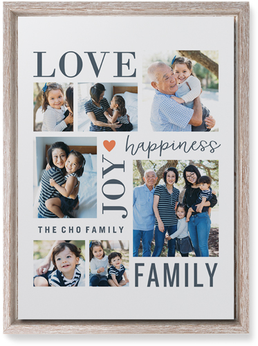 Happiness Is Wall Art, Rustic, Single piece, Mounted, 10x14, White, white