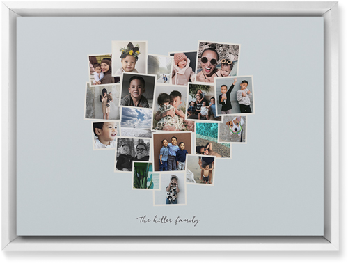 Heart Strings Wall Art, White, Single piece, Mounted, 10x14, Gray, air