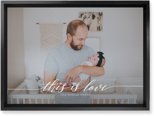 Love Is Wall Art, Black, Single piece, Mounted, 10x14, White, white