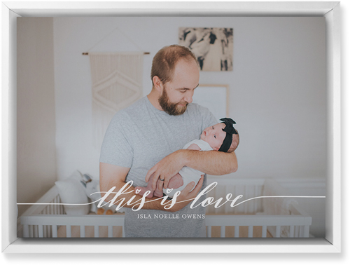 Love Is Wall Art, White, Single piece, Mounted, 10x14, White, white