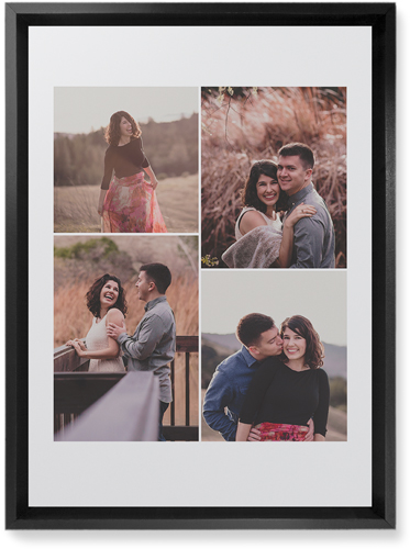 Four Winds Wall Art, Black, Single piece, Mounted, 10x14, White, white