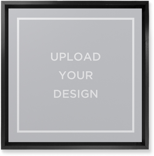 Upload Your Own Design Landscape Wall Art, Black, Single piece, Mounted, 12x12, Multicolor
