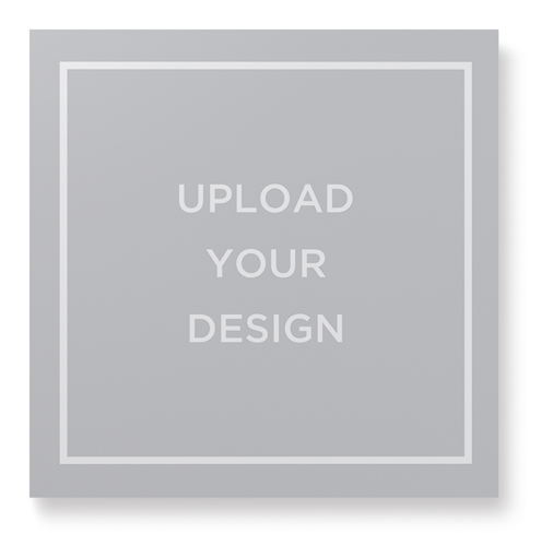 Upload Your Own Design Wall Art, No Frame, Single piece, Mounted, 12x12, Multicolor, multi