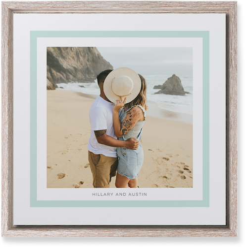 Freeze Frame Wall Art, Rustic, Single piece, Mounted, 12x12, Green, mint