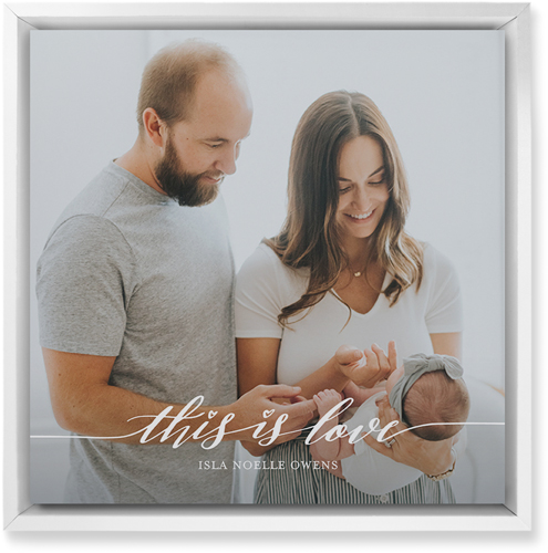 Love Is Portrait Wall Art, White, Single piece, Mounted, 12x12, White