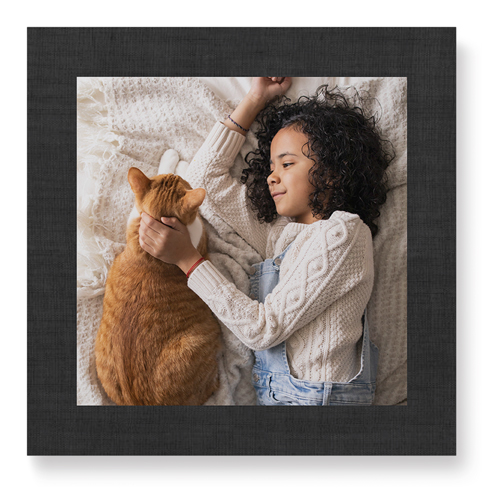 Full Frame One Wall Art, No Frame, Single piece, Mounted, 12x12, Black, black