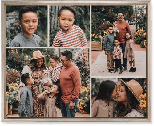 Gallery of Five Wall Art, Metallic, Single piece, Mounted, 16x20, Multicolor, multi