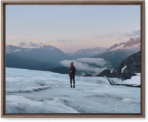 Photo Gallery Square Wall Art, Walnut, Single piece, Mounted, 16x20, Multicolor