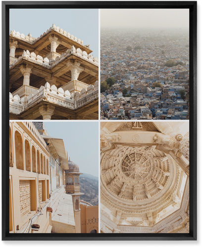 Four Top Wall Art, Black, Single piece, Mounted, 16x20, Multicolor, multi