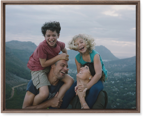 Photo Gallery Wall Art, Walnut, Single piece, Mounted, 16x20, Multicolor