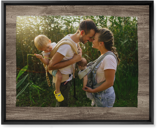 Countryside Wall Art, Black, Single piece, Mounted, 16x20, Brown