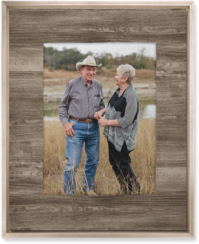 Countryside Portrait Wall Art, Metallic, Single piece, Mounted, 16x20, Brown