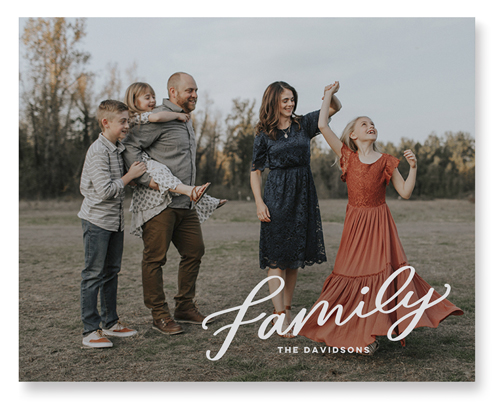 Family Letters Wall Art, No Frame, Single piece, Mounted, 16x20, White, white