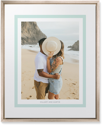 Freeze Frame Wall Art, Metallic, Single piece, Mounted, 16x20, Green, mint