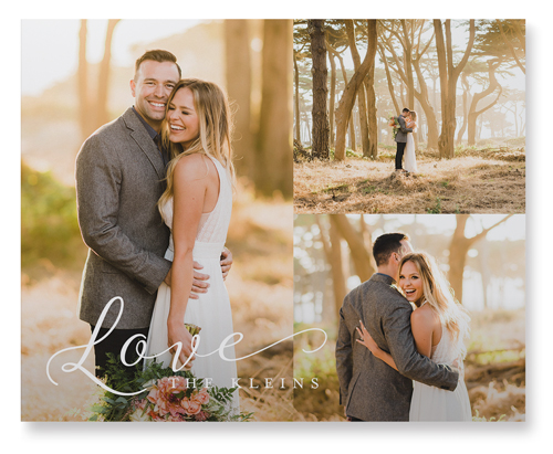 Just Love Trio Wall Art, No Frame, Single piece, Mounted, 16x20, White, white