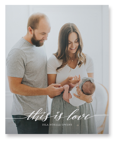 Love Is Portrait Wall Art, No Frame, Single piece, Mounted, 16x20, White