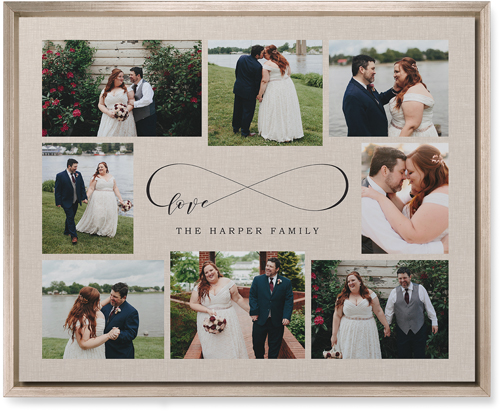 Sweet Moments Wall Art, Metallic, Single piece, Mounted, 16x20, Beige