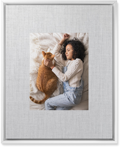 Full Frame One Wall Art, White, Single piece, Mounted, 16x20, White
