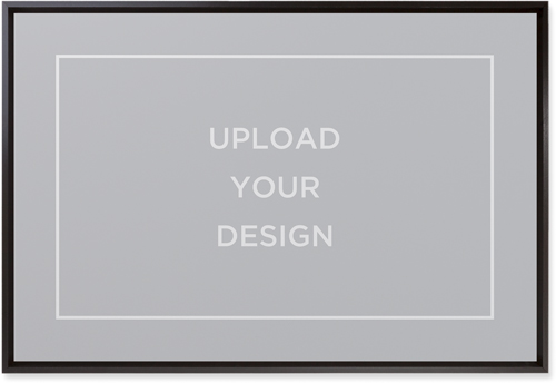 Upload Your Own Design Landscape Wall Art, Black, Single piece, Mounted, 20x30, Multicolor