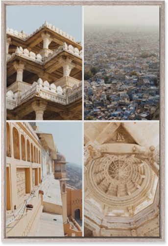 Four Top Wall Art, Rustic, Single piece, Mounted, 20x30, Multicolor, multi