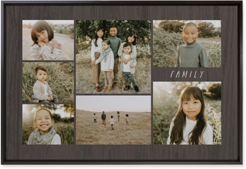 Lucky Seven Wall Art, Black, Single piece, Mounted, 20x30, Multicolor, multi