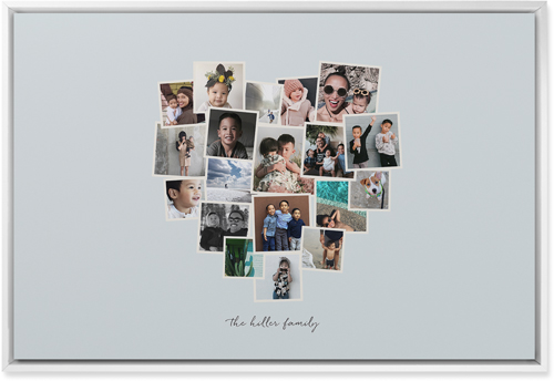 Gray And White Canvas Wall Art