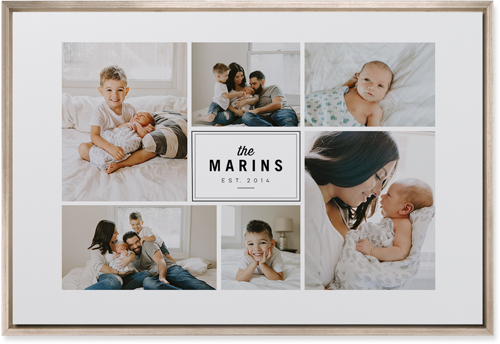 Round We Go Wall Art, Metallic, Single piece, Mounted, 20x30, White, white