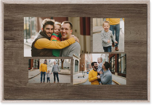 Connect Four Wall Art, Rustic, Single piece, Mounted, 20x30, Brown, brown