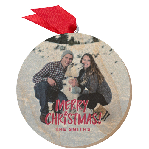 Red Wooden Ornament
