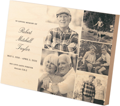Memorial Collage Of Five