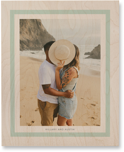 Freeze Frame Wall Art, Single piece, Wood, 16x20, Green, mint