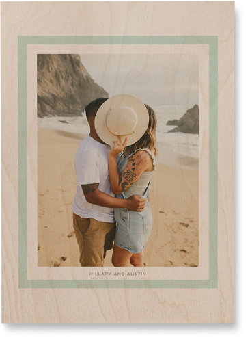 Freeze Frame Wall Art, Single piece, Wood, 10x14, Green