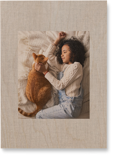 Full Frame One Wall Art, Single piece, Wood, 10x14, White, white