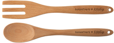 happy kitchen wood utensils