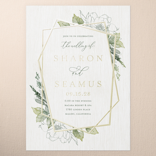 Green Wedding Stationery