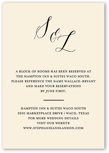 Modern Minimalist Wedding Enclosure Card, Grey, Matte, 100% Recycled Cardstock , Square