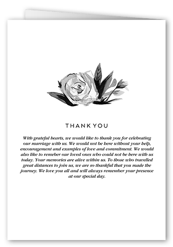 Crisp Petals 5x7 Folded Wedding Program By Petite Alma Shutterfly