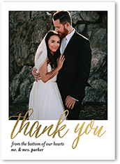 Wedding Thank You Cards Shutterfly