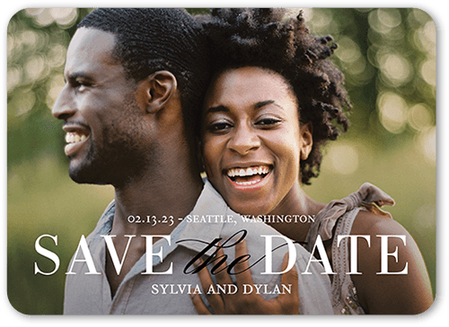 Radiant Union Save The Date, Rounded Corners