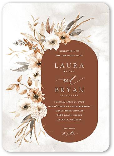 Orange Wedding Invitations