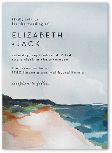 Invitations For Beach Wedding