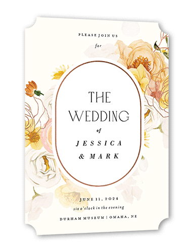 Orange Wedding Invitations | Shutterfly