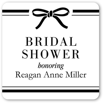 Bridal Ribbon Stickers, StickersWhite