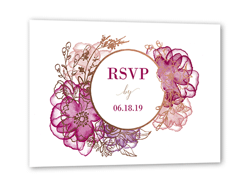Chic Wedding RSVP Card