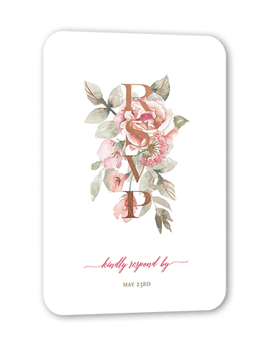 Pastel Wedding RSVP Card