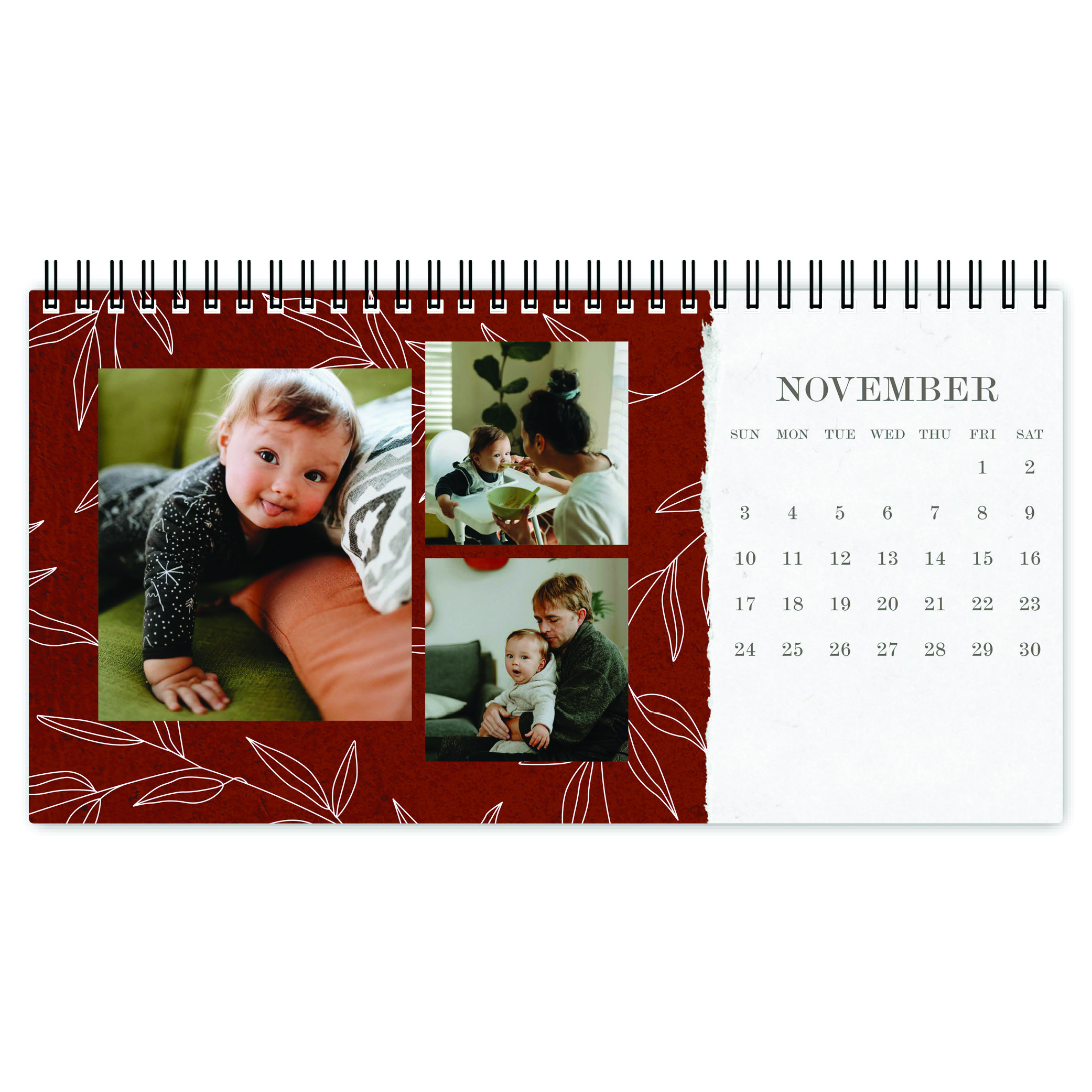 Seasonal Patterns Desk Calendar | Shutterfly