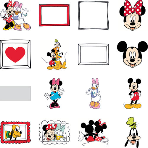 Disney Inspired Valentine Planner Stickers Printable 