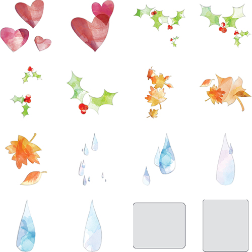 Watercolor Seasons Wall Calendar Shutterfly